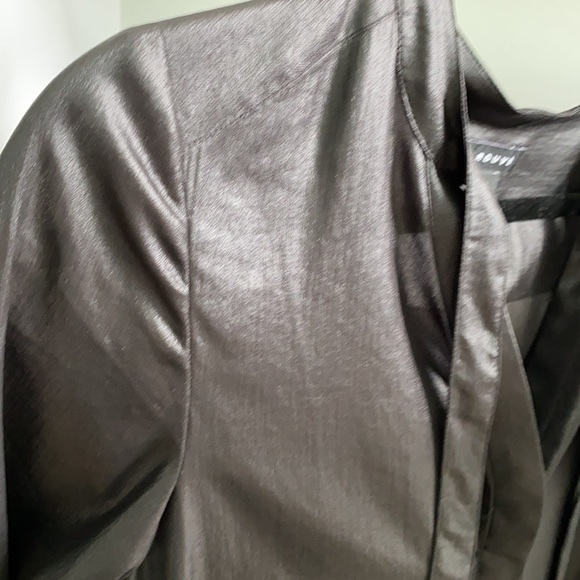 Never worn top - has a silky/leathery look to it - Picture 4 of 4